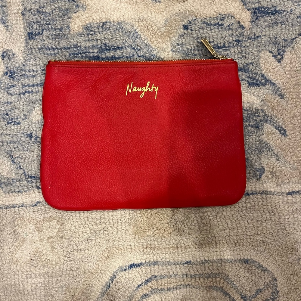 Rebecca Minkoff Naughty/Nice red leather pouch/clutch